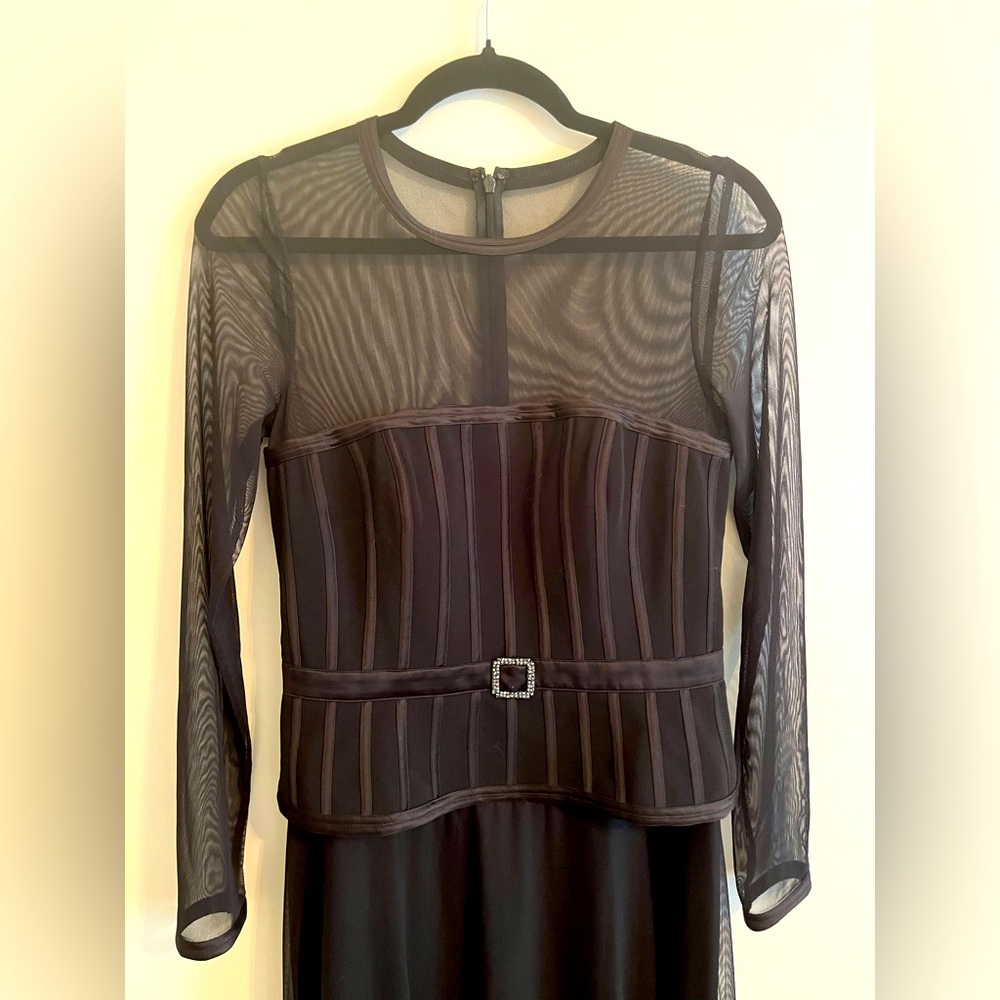 JS Formal Black Dress, Size 6